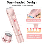 Electric Shaver for Women – Double Head Hair Remover & Trimmer