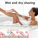Electric Shaver for Women – Double Head Hair Remover & Trimmer