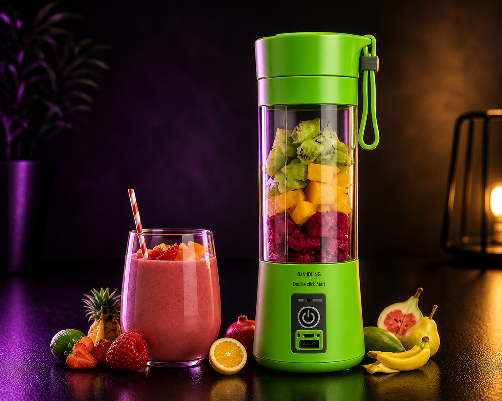 Mini Fruit Blender – Travel-Friendly Juice & Smoothie Maker