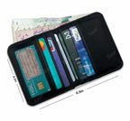 Men’s Premium Leather Wallet – Black, Orange & Gray | Luxury Puma Logo Design