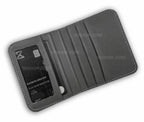 Men’s Premium Leather Wallet – Black, Orange & Gray | Luxury Puma Logo Design