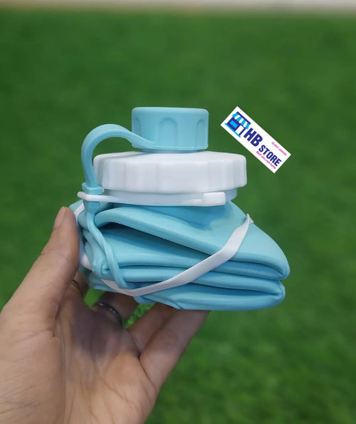 Smart Foldable Silicone Water Bottle – 250ml