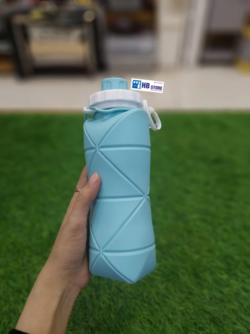 Smart Foldable Silicone Water Bottle – 250ml