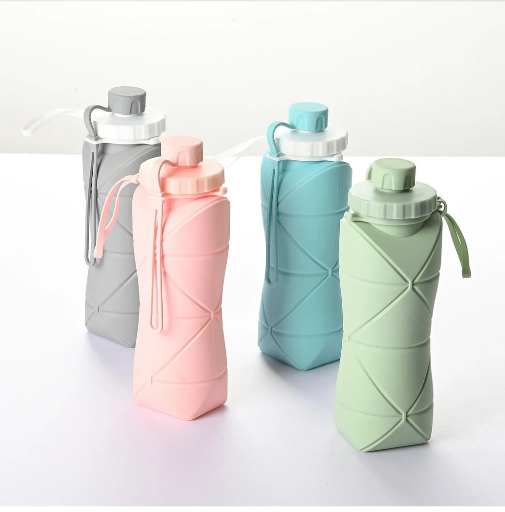 Smart Foldable Silicone Water Bottle – 250ml