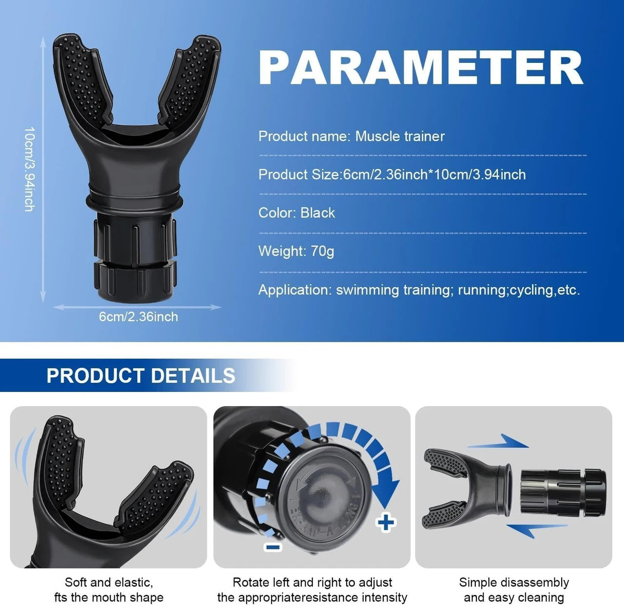 BreathPro™ Adjustable Breathing Trainer