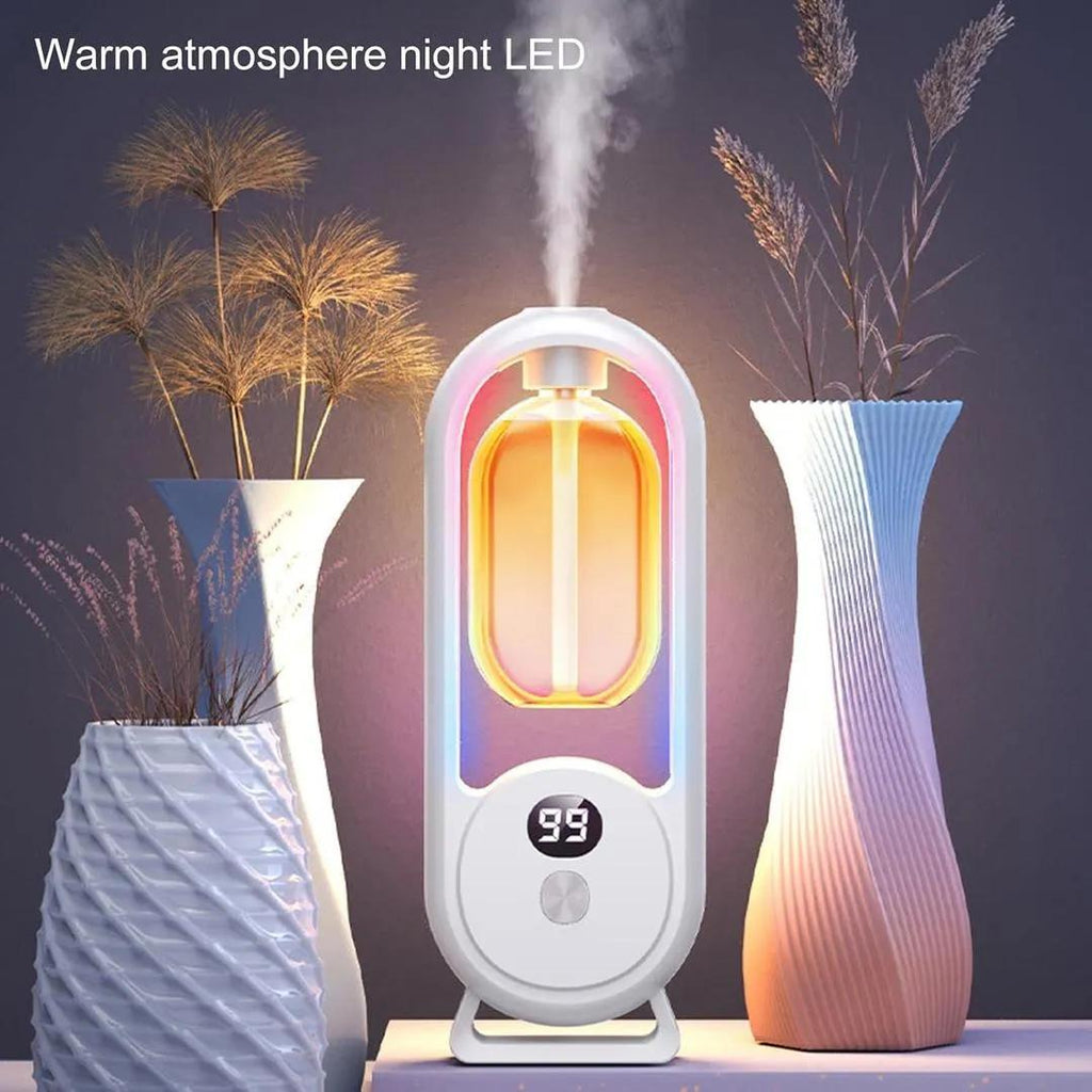 Portable LED Wall Humidifier – Quiet Mist Air Freshener with Soft Night Light