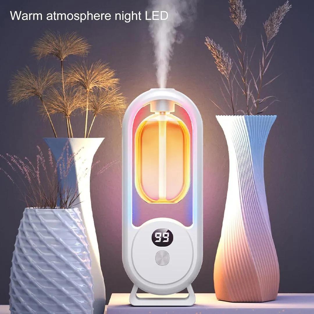 Portable LED Wall Humidifier – Quiet Mist Air Freshener with Soft Night Light