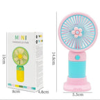 Modern Mini Fan – Compact Cooling with Adjustable Speeds