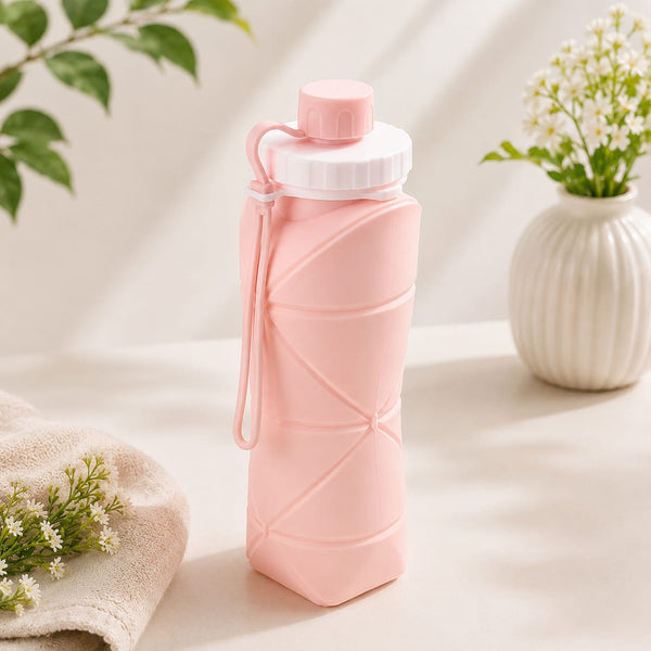 Smart Foldable Silicone Water Bottle – 250ml