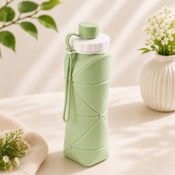 Smart Foldable Silicone Water Bottle – 250ml