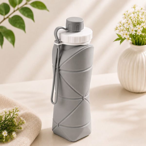 Smart Foldable Silicone Water Bottle – 250ml