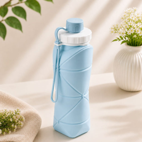 Smart Foldable Silicone Water Bottle – 250ml